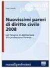 Nuovissimi pareri di diritto civile 2008