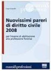 Nuovissimi pareri di diritto civile 2008