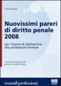 Nuovissimi pareri di diritto penale 2008