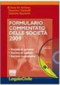 Formulario commentato delle società 2009. Con CD-ROM