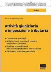 Attività giudiziaria e imposizione tributaria