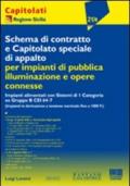 Schema di contratto e capitolato speciale di appalto per impianti di pubblica illuminazione e opere connesse