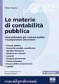 Materie di contabilità pubblica