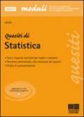 Quesiti di statistica