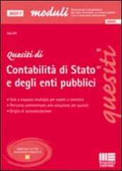 Quesiti di contabilità di stato e degli enti pubblici