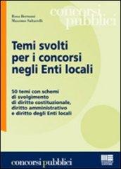 Temi svolti per i concorsi degli enti locali