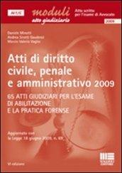 Atti di diritto civile, penale e amministrativo 2009