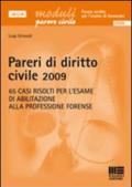 Pareri di diritto civile 2009