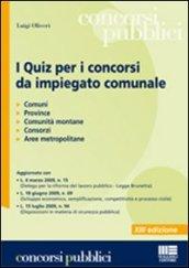 I quiz per i concorsi da impiegato comunale