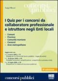 I quiz per i concorsi da collaboratore professionale e istruttore negli enti locali