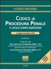 Codice di procedura penale e leggi complementari