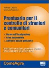 Prontuario per i controlli su immigrazione e falso documentale