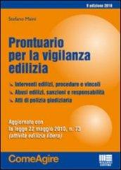 Prontuario per la vigilanza edilizia