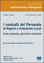 I contratti del personale di regioni e autonomie locali