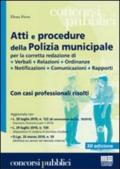 Atti e procedure della polizia municipale