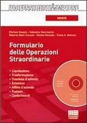 Formulario delle operazioni straordinarie. Con CD-ROM