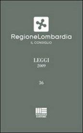 Regione Lombardia. Leggi 2009