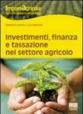 Investimenti, finanza e tassazione nel settore agricolo