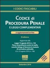 Codice di procedura penale e leggi complementari. Con aggiornamento online