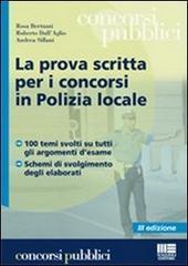 La prova scritta per i concorsi in polizia locale