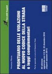Prontuario delle violazioni al nuovo codice della strada e leggi complementari
