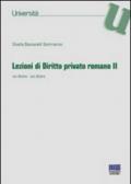 Lezioni di diritto privato romano. 2.Ius dicare. Ius dicere