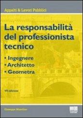 La responsabilità del professionista tecnico