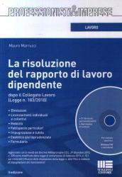 La risoluzione del rapporto di lavoro dipendente dopo il collegato lavoro. Con CD-ROM