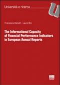 The informational capacity of financial performance indicators in European Annual Reports
