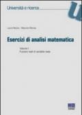 Esercizi di analisi matematica. 1.Funzioni reali di variabile reale