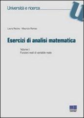 Esercizi di analisi matematica. 1.Funzioni reali di variabile reale