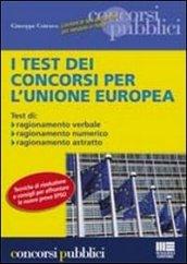 I test dei concorsi per l'Unione Europea