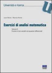 Esercizi di analisi matematica: 2