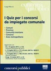 I quiz per i concorsi da impiegato comunale