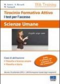 Tirocinio formativo attivo. I test per l'accesso. Scienze umane