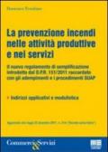 La prevenzione incendi nelle attività produttive e nei servizi