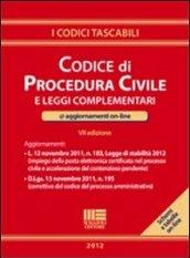 Codice di procedura civile e leggi complementari