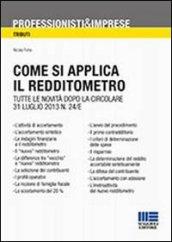 Come si applica il redditometro