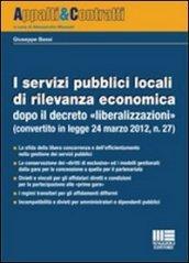 I servizi pubblici locali di rilevanza economica