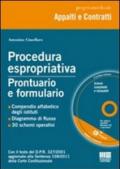 Procedura espropriativa. Prontuario e formulario. Con CD-ROM