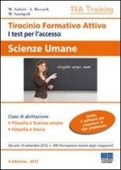 Tirocinio formativo attivo. Scienze umane