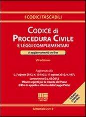 Codice di procedura civile e leggi complementari