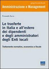 Le trasferte in Italia e all'estero dei dipendenti e degli amministratori degli enti locali