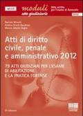 Atti di diritto civile, penale e amministrativo 2012