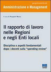 Il rapporto di lavoro nelle Regioni e negli Enti locali