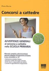 Avvertenze generali al concorso a cattedra nella scuola primaria