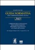 Aggiornamento guida normativa 2013