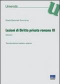 Lezioni di diritto privato romano. 3.