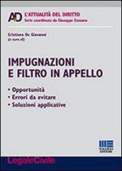 Impugnazioni e filtro in appello