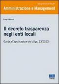 Il decreto trasparenza negli enti locali